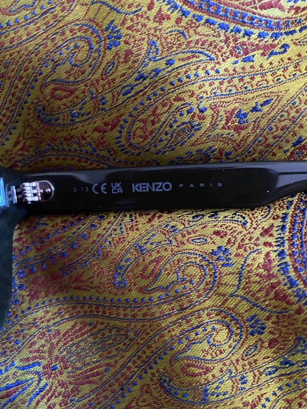Kenzo Black Sunglasses Arm with Logo - Picture 3 of 5